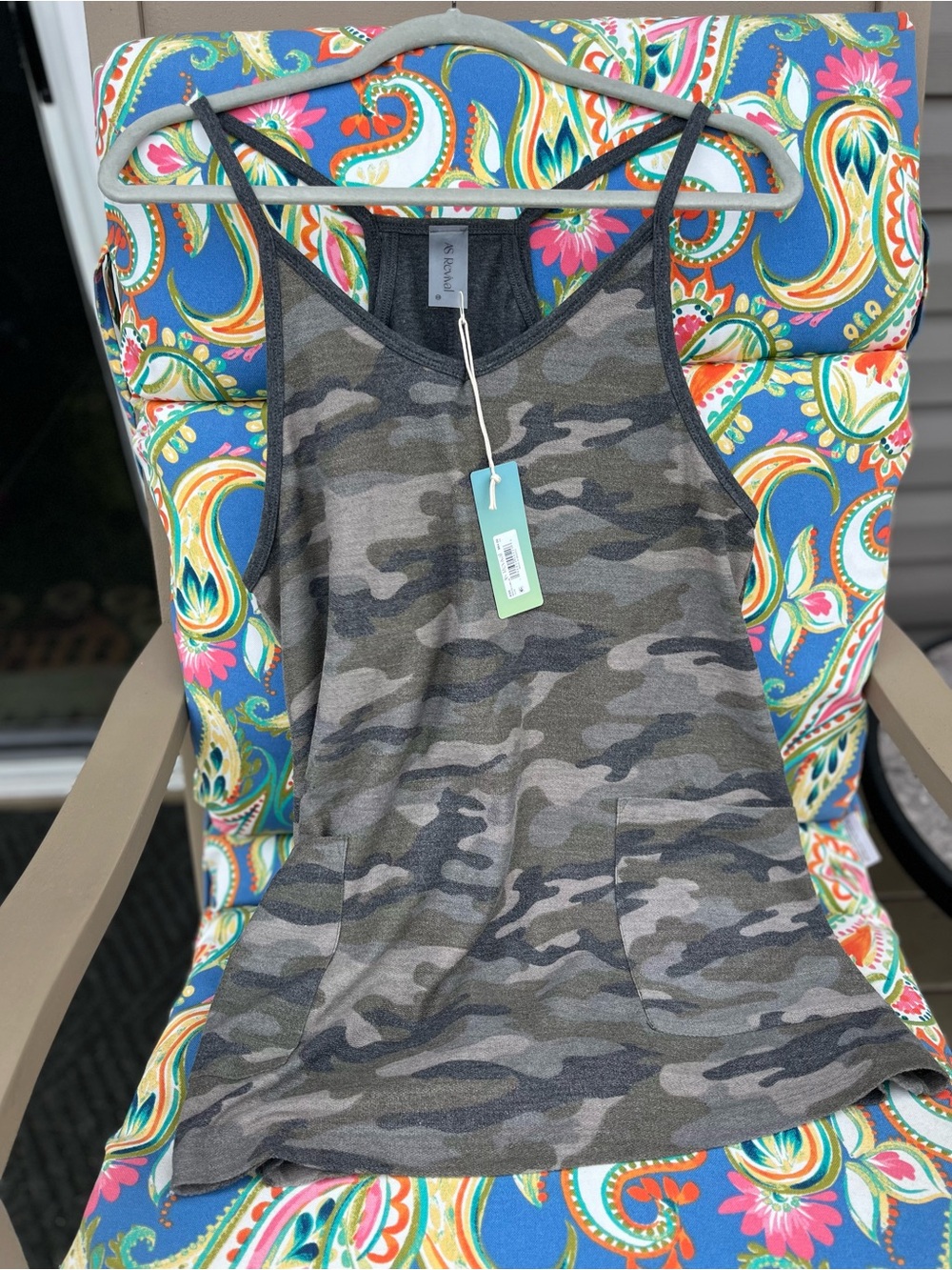 Women’s Camouflage Mini Dress - Olive Camo